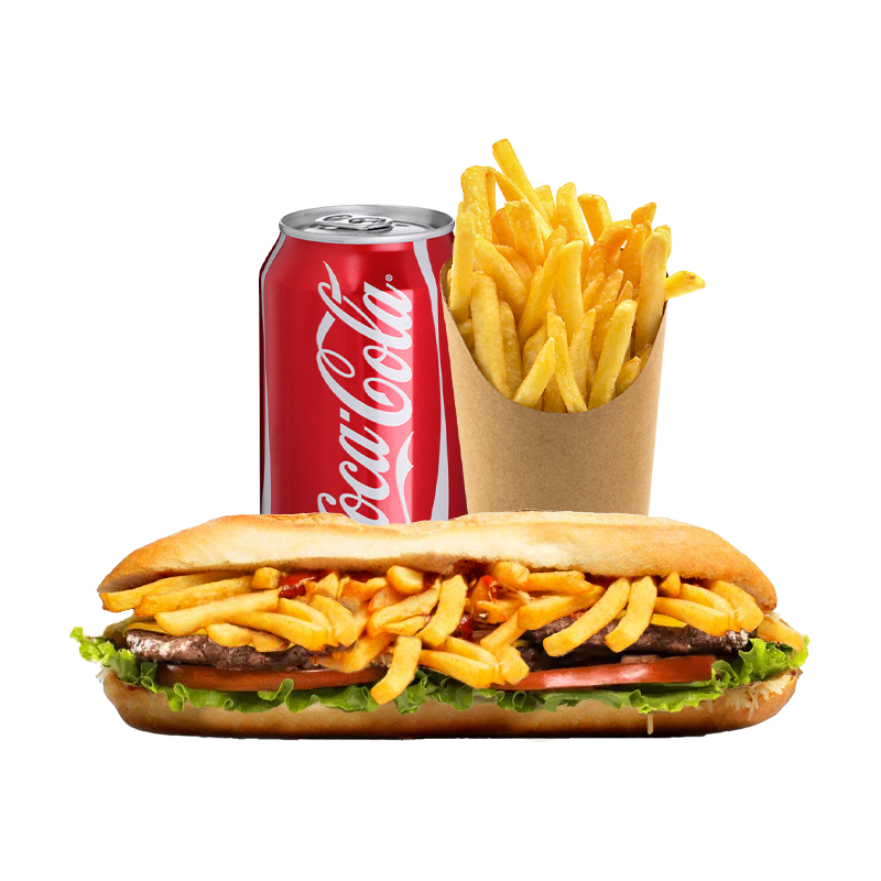 Menu Sandwich L' Américain