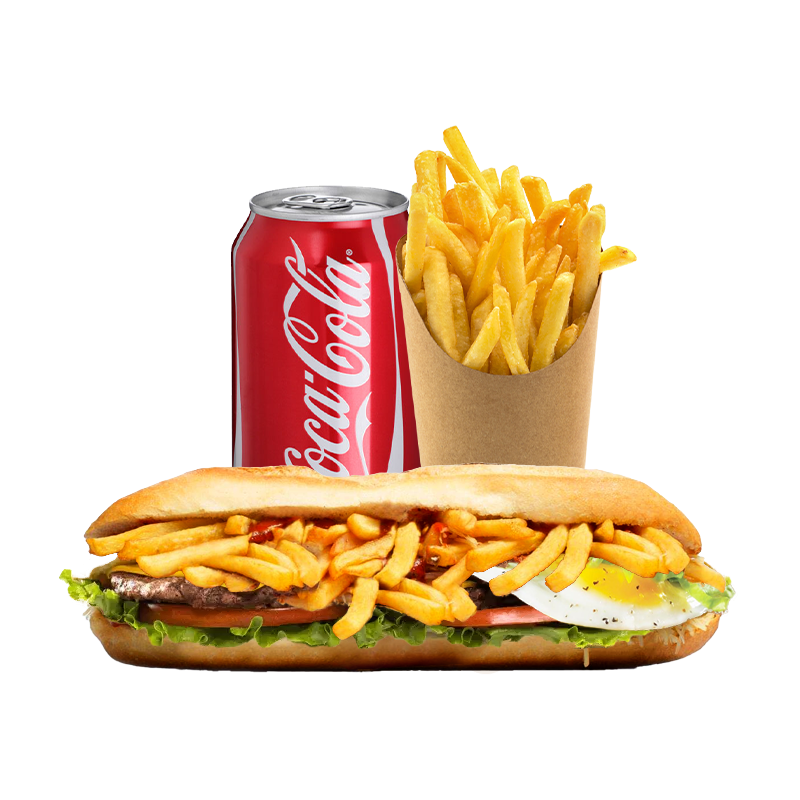Menu Sandwich Le Suprême Américain